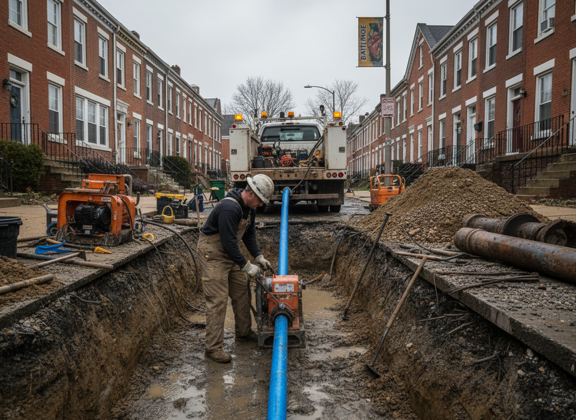 Sewer Line Repair in Baltimore, MD